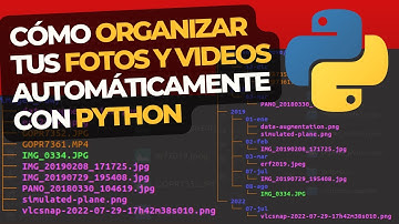 CÓMO organizar AUTOMÁTICAMENTE tus FOTOS y VIDEOS utilizando PYTHON