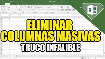 TRUCO PARA ELIMINAR varias filas o columnas al mismo tiempo de forma fácil y rápida en Excel 2023