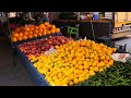 Вторничный рынок🍉🍅🍓 в Махмутлар Аланья 🇹🇷Всё свежее и по доступным ценам👍🥕🥦🌽