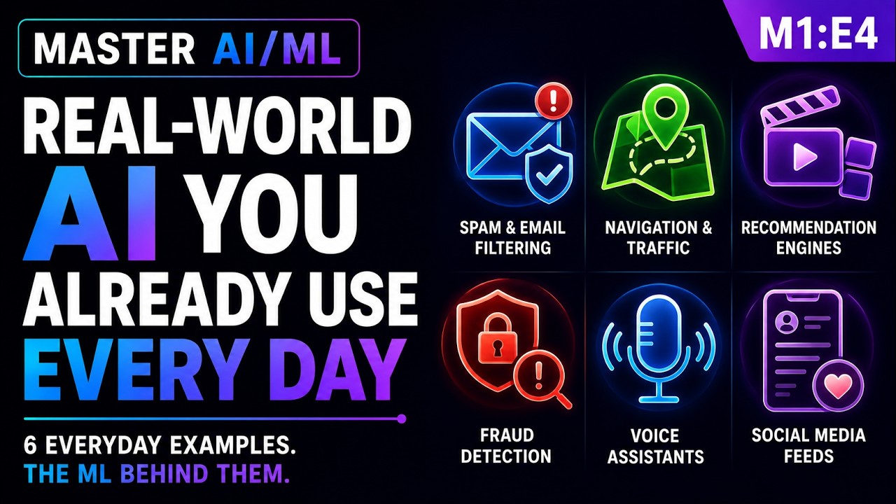 The AI You Already Use Every Day (And Don't Know It) | Master AI & ML — M1:E4