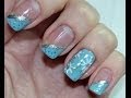 Easy Snowflakes Holiday Nail Art Designs / Легкий Зимний Маникюр Снежинки