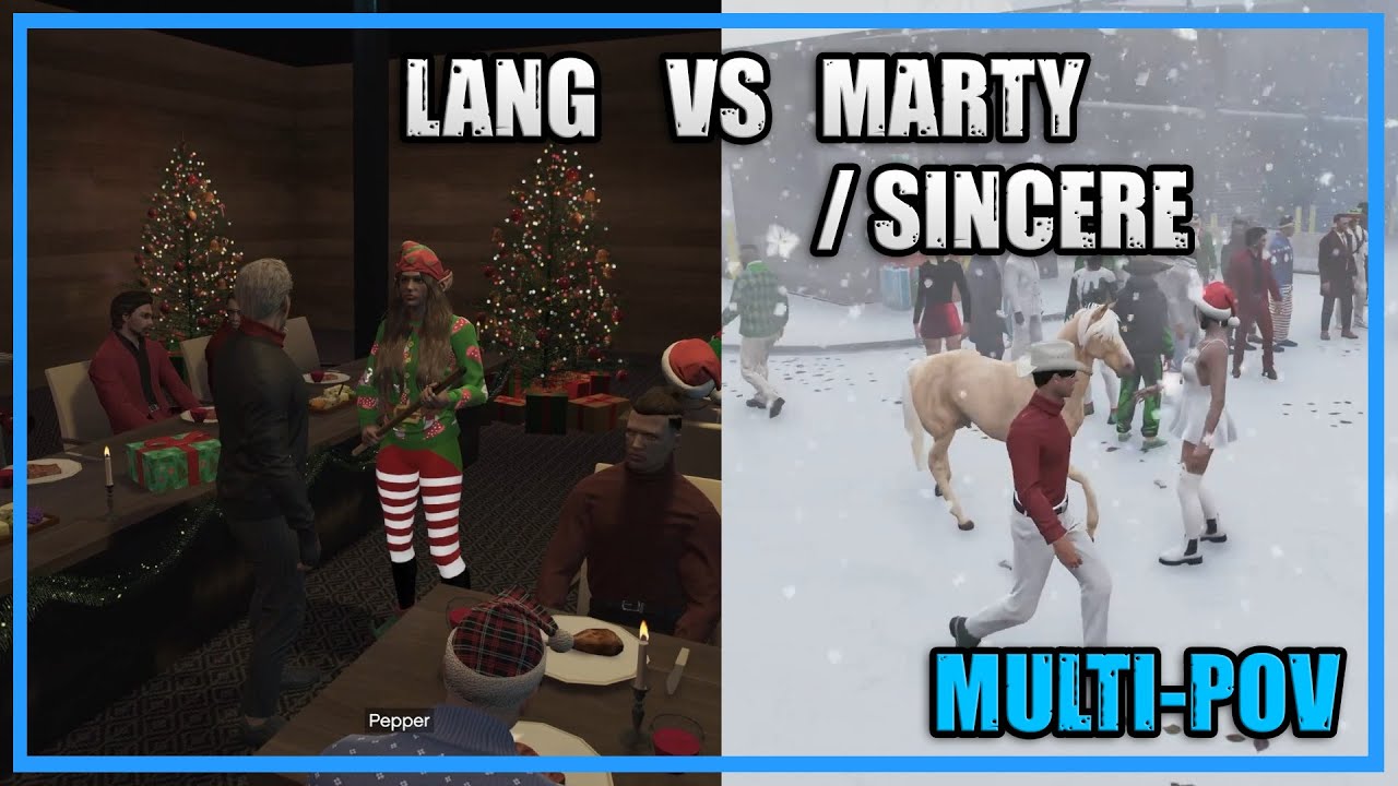 Christmas Dev Gift Off - Lang VS Marty & Sincere | Nopixel GTARP