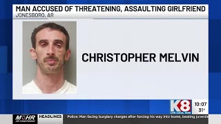 Police Man arrested for assaulting threatening girlfriend with scissors