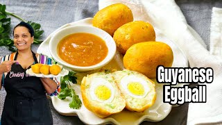 Guyanese Cassava/ Yucca  Eggballs #guyaneserecipe #viralvideo #eggballs #streetfood screenshot 3