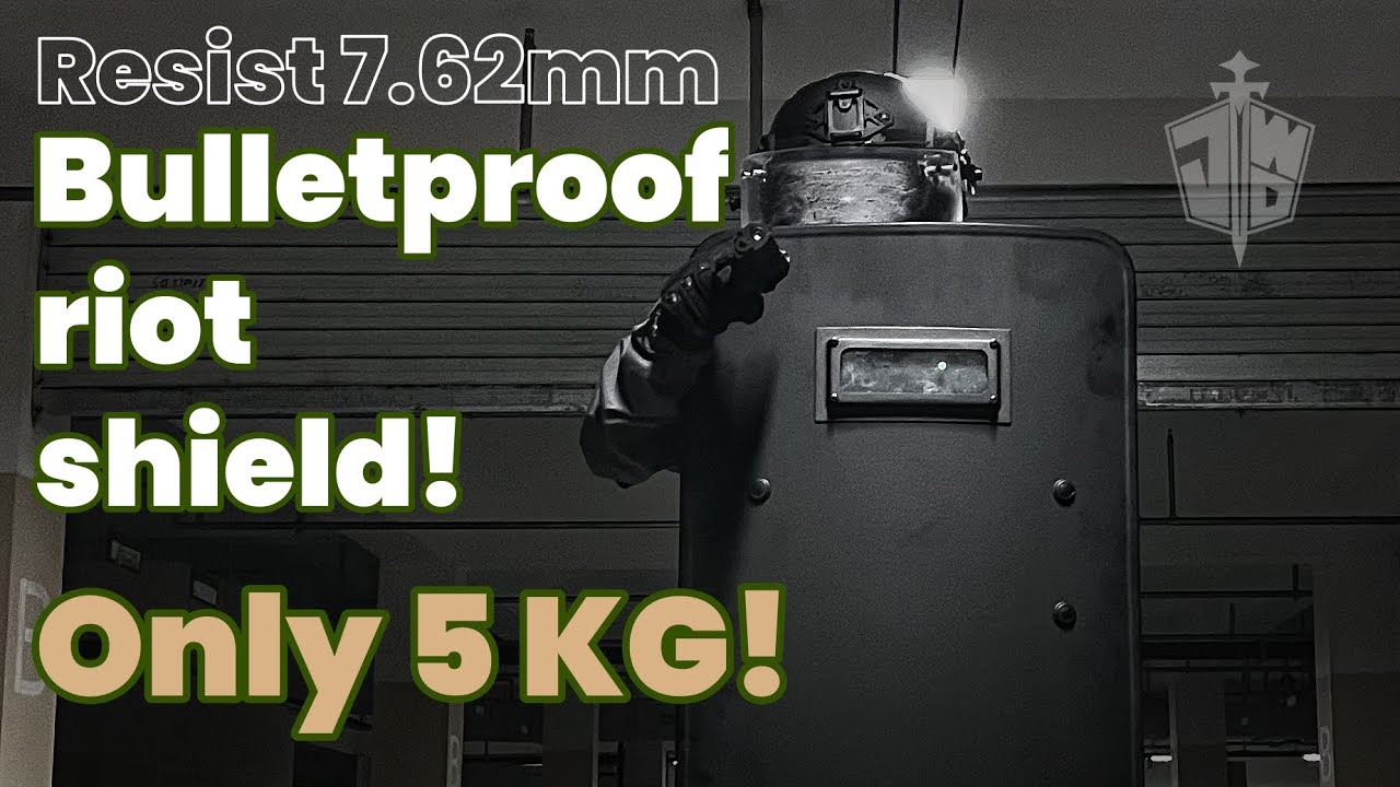 Bulletproof Only Only 5kg UHMWPE military bulletproof shield! - YouTube
