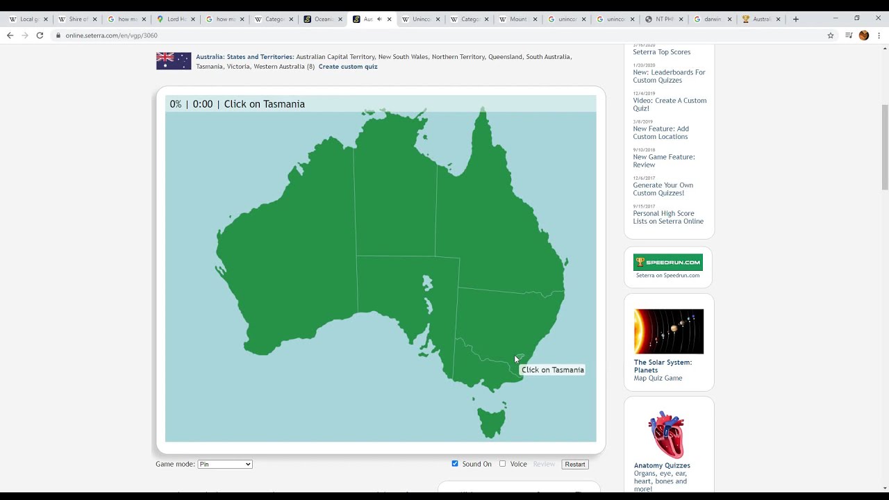 Australia States And Territories In 0 03 3 1s Pin Youtube