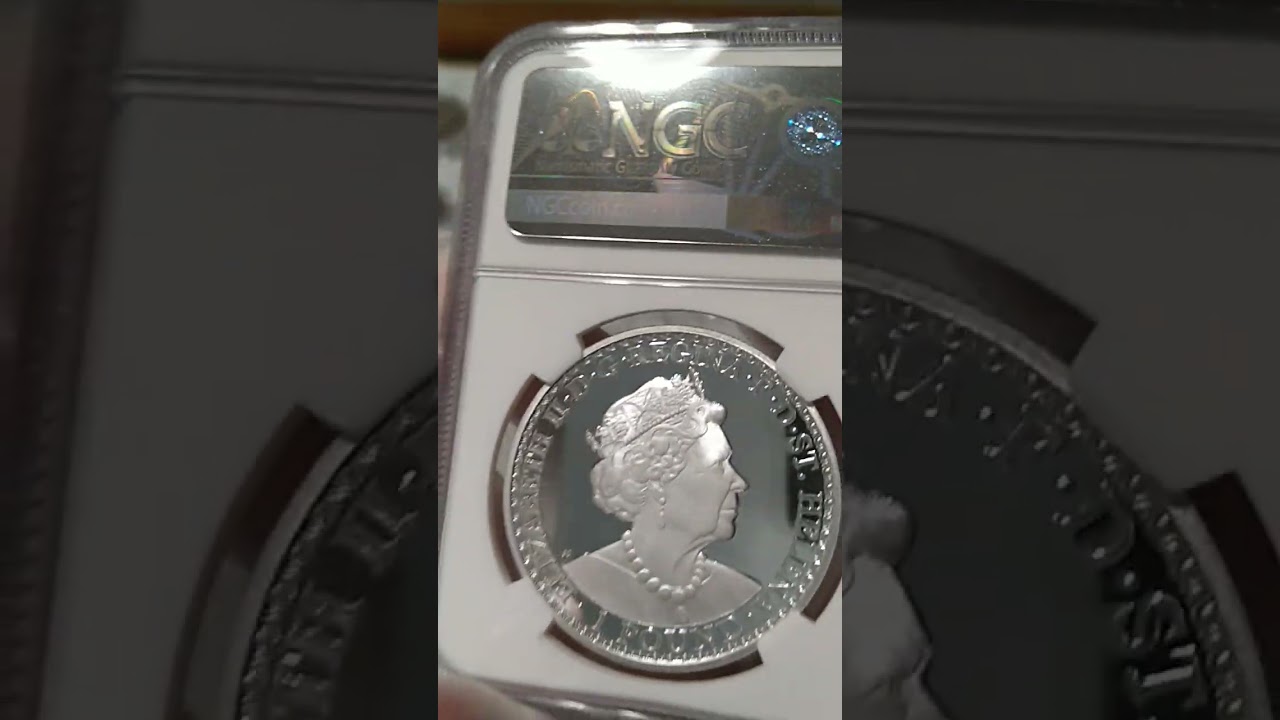 2021 セントヘレナ ウナとライオン £1 プルーフ銀貨 NGC PF69UC 2021年 セントヘレナ ウナとライオン 1ポンド 1オンス プルーフ 銀貨