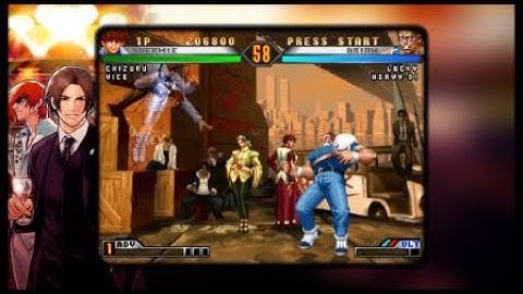 The King of Fighters ’98 Ultimate Match - shermie vs brian battler intro