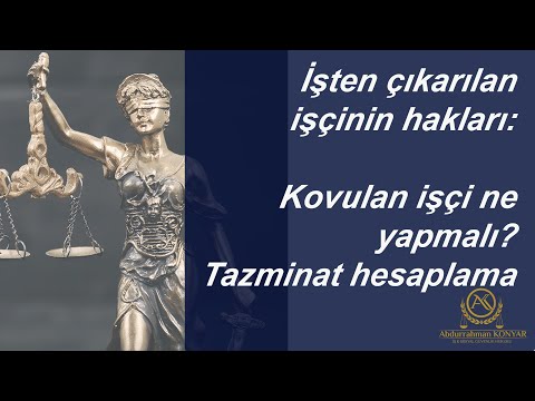 Video: Bir çalışanın Işten çıkarılması üzerine ödeme Nasıl Yapılır