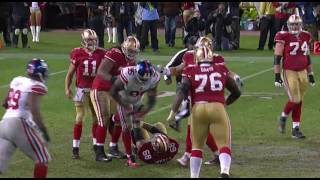 2011 NFC Championship Giants vs 49ers Highlights