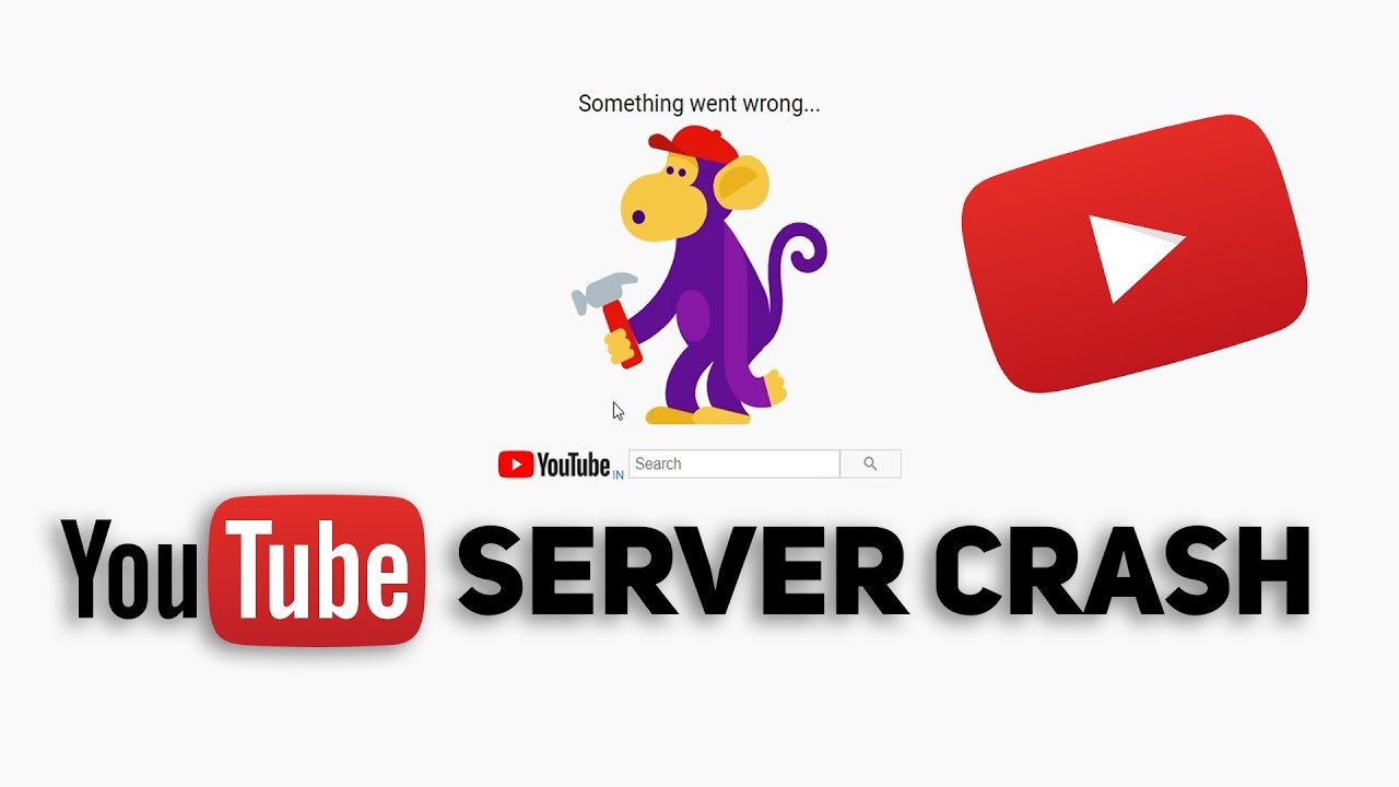 YouTube Server Crash