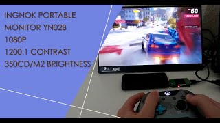 Ingnok Portable Monitor 15.6 Inch FHD 1080P 100% RGB Anti-Glare High Contrast, Model YN02B, Review