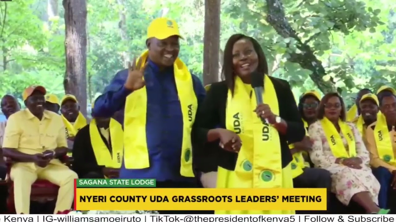 DRAMA GOVERNOR KAHIGA REFUCES TO ACCEPT PRESIDENT RUTO'S TWO TERM DEAL AFTER BEING FORCED BY MBARIRE