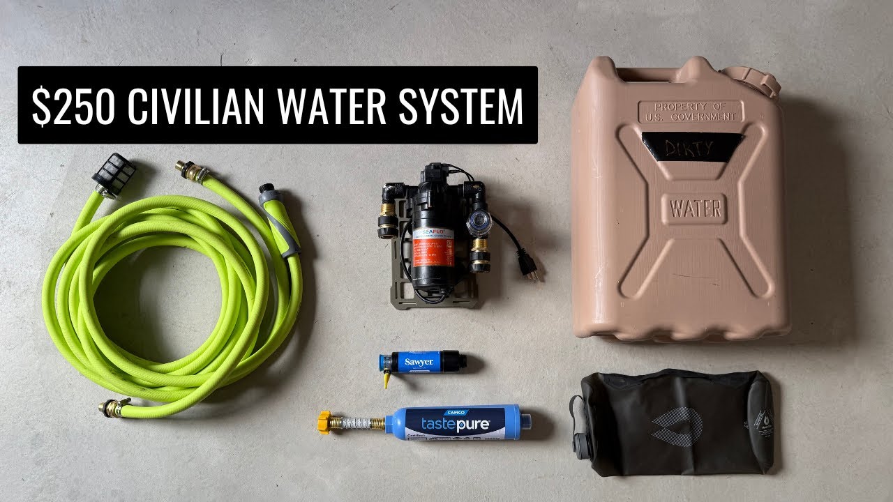 Building Your Portable Water Pump & Filter System For Emergency Preparedness / Cana AR-1 Alternative
