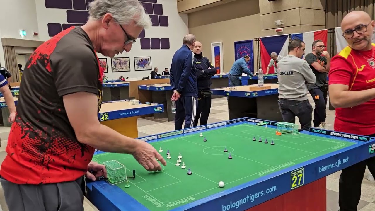 Paul Eyes vs  Enrico Guidi, 1st half, Quarterfinal of VetsConsol, Bologna '25
