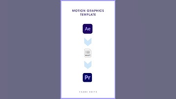 How to export Motion Graphics Template in after effects #aftereffects #tutorial