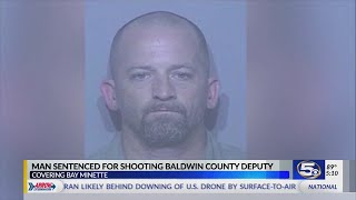 Man sentenced in shooting that injured Baldwin County deputy