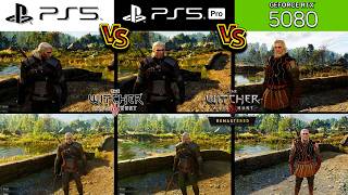 The Witcher 3 VS Remastered | PS5 vs PS5 PRO vs 5080 Ultra PC COMPARISON [4K Gameplay]
