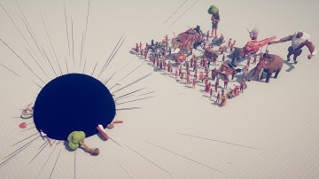 BLACK HOLE vs EVERY FACTION - Totally Accurate Battle Simulator TABS