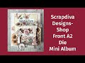 Scrapdiva Designs-Shop Front A2 Die Mini Album.