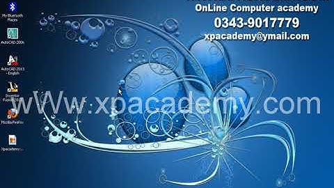 Introduction AutoCAD 2013 & 2018 Urdu Tutorials | Xpacademy