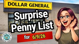 🥳 Surprise Penny List  6/9/26