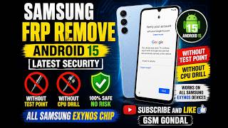 samsung A14 frp remove android 15 latest security just one click no test point no cpu drill no f64