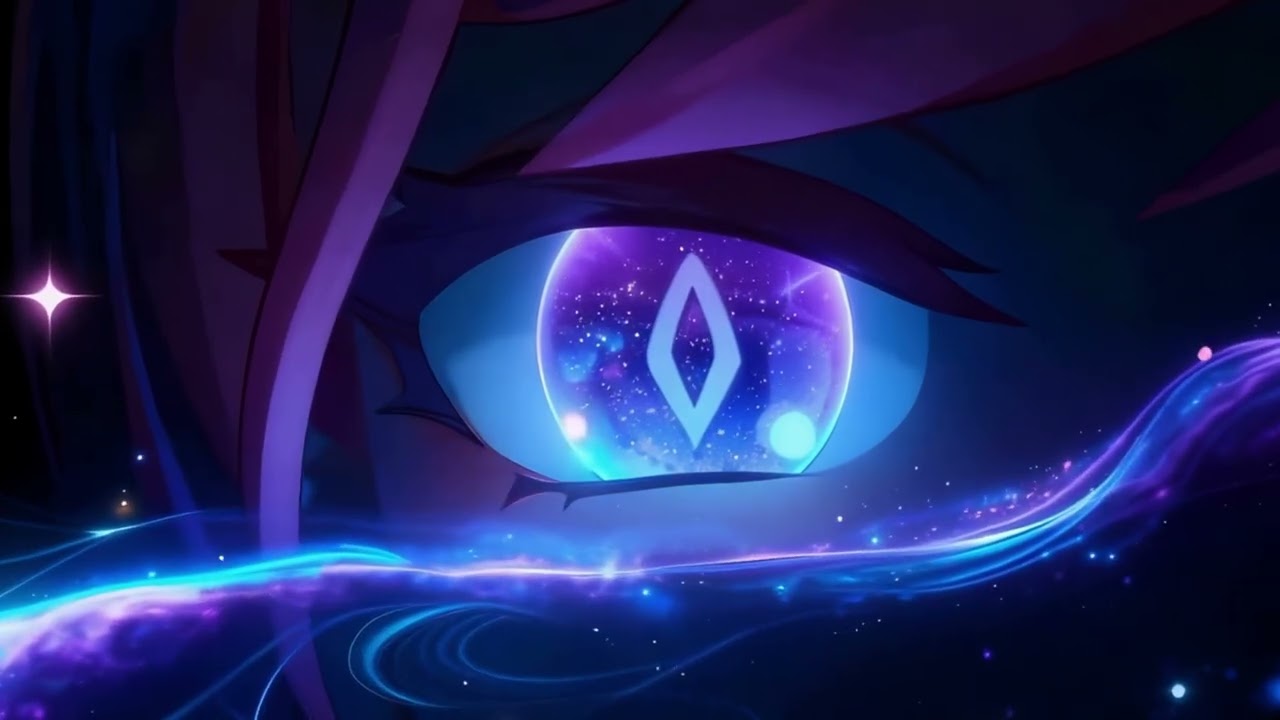 Celestial Gaze Cosmic Iris With Galactic Pupils Live Wallpaper
