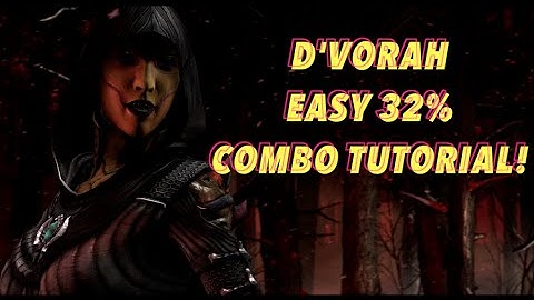 Mortal Kombat X EASY 32% Combo Tutorial With Dvorah!