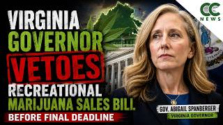 🚨 Virginia Governor Vetoes Recreational Marijuana Sales Bill 🌿⚖️