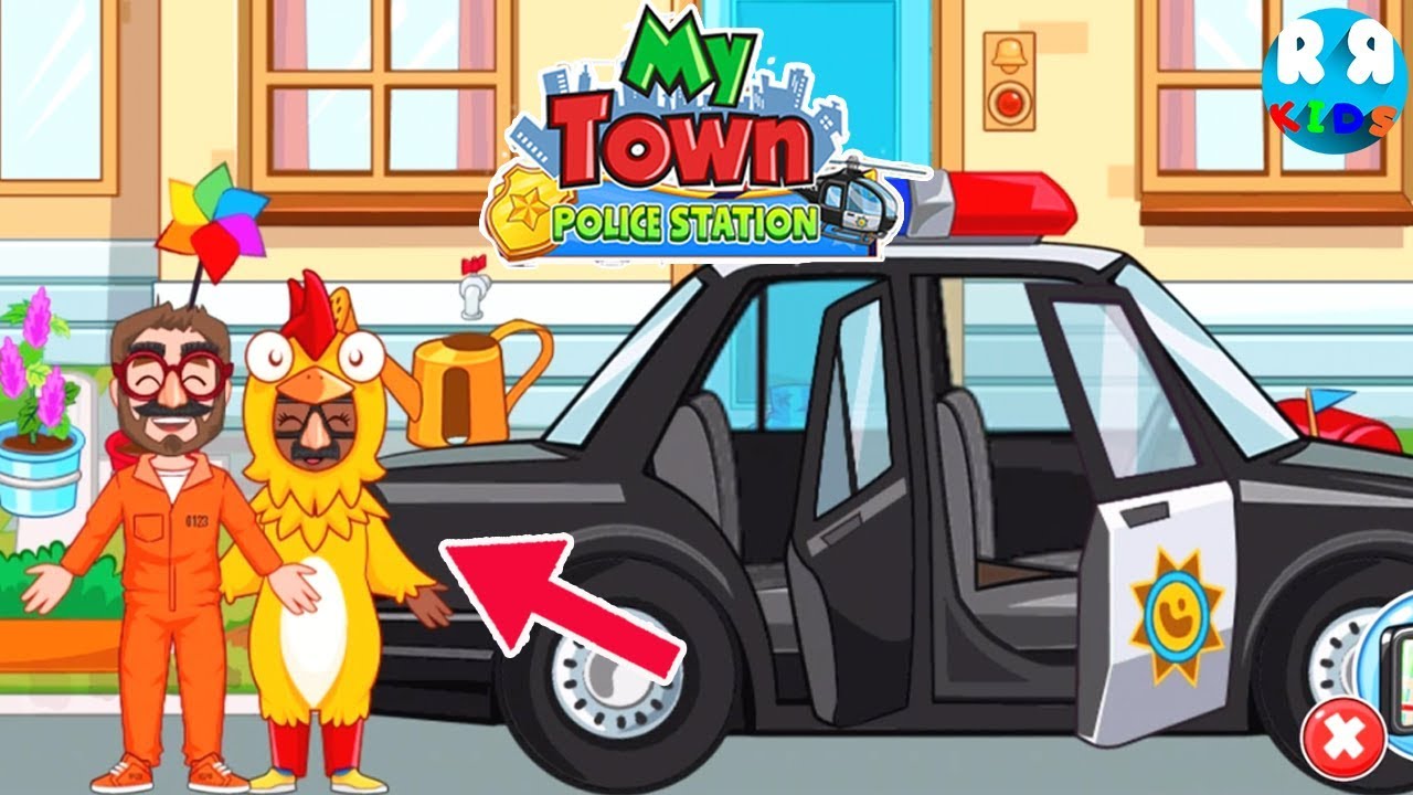 Bad Guy Hide in Family Home - My Town : Police Station New Update !!