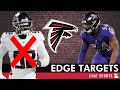 Atlanta falcons edge targets after releasing olb ade ogundeji  falcons rumors