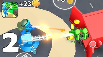 Zombie Apocalypse - Save World - Defend Shelter - Part 2 Levels 5 - Gameplay Walkthrough