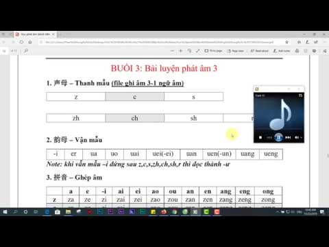Buổi 3 - Bài luyện phát âm 3 - file mp3 | TTB Chinese - Học Viên