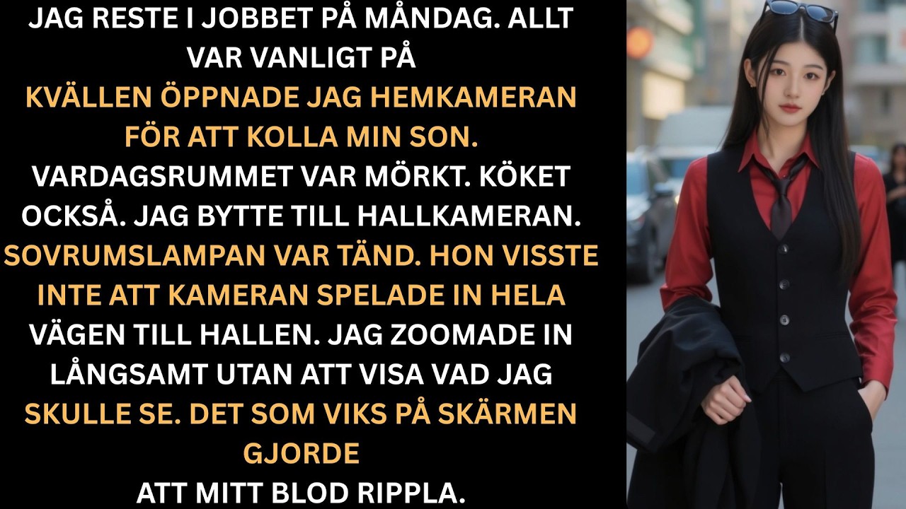 Min FRU visste inte att det fanns hemliga kameror i korridoren  jag öppnade inspelningen