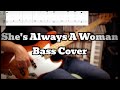 Billy Joel She S Always A Woman Bass Cover TABS In Video mp3