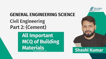 Crack Civil Engineering Exam: Building Materials MCQ Practice Part-02 #IMCQ