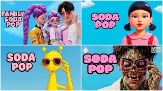 Rumi Family 🆚 Squid Game Doll🆚 Sprunki Incredibox 🆚 Zombie Jinu & Soda Pop 🎶🎵 Who Is Best?