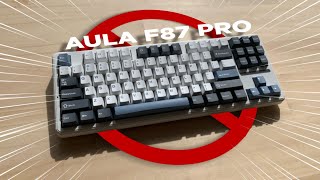 Can you mod a keyboard WITHOUT opening it???||Aula F87 pro