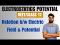 Electrostatics Potential, L-2 I Relation between Electric Field & Potential I NEET/CLASS 12