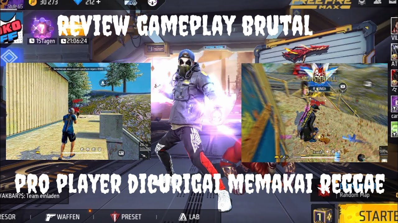 FF REVIEW VIDEO BRUTAL AUTO DIKIRAIN CHEATER 😱