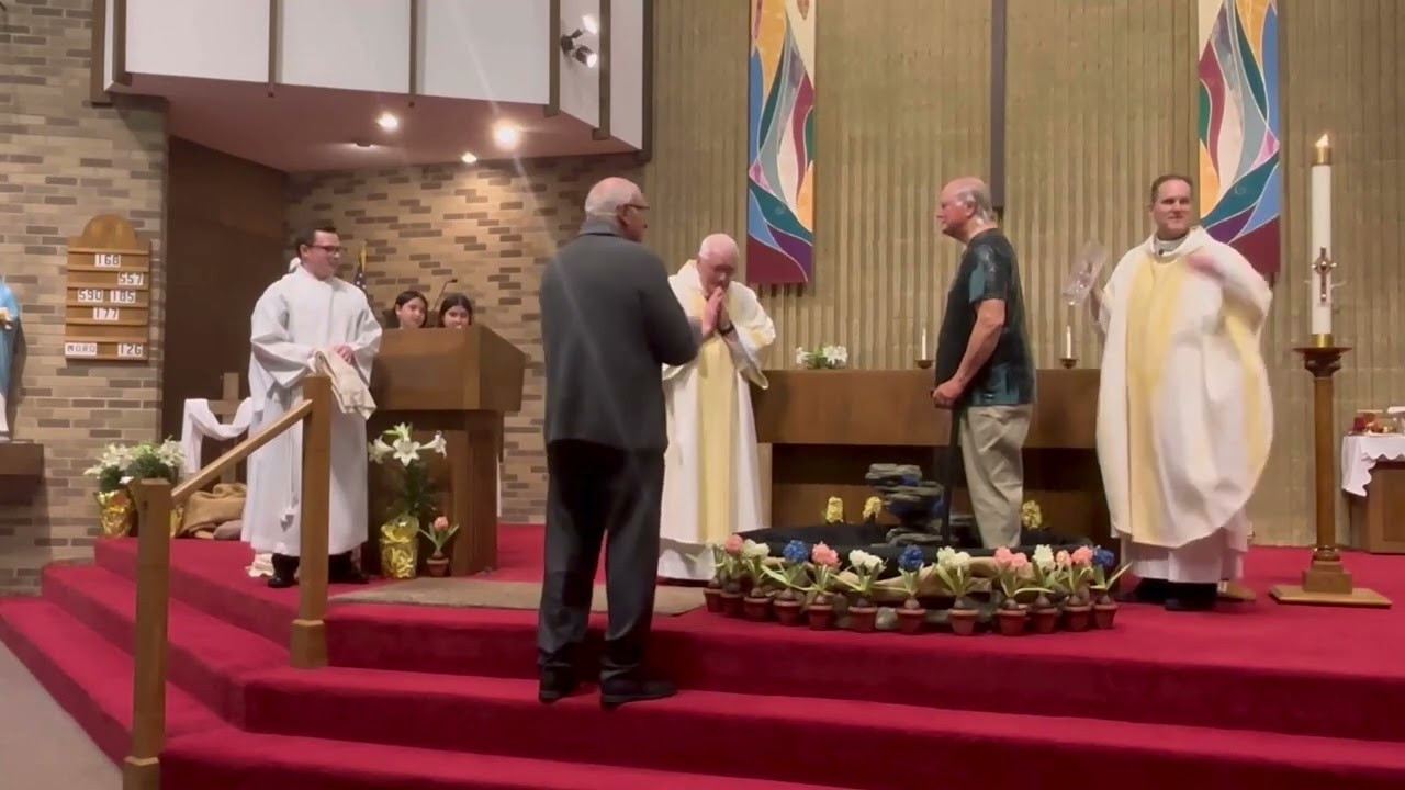 2025 Easter Vigil Candle Lighting and Baptisms