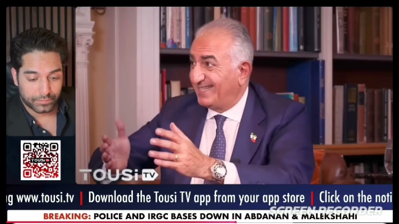 Mahyar Tousi interviews Prince Reza Pahlavi on the future of Iran AFTER the downfall of the IRGC 🇮🇷!