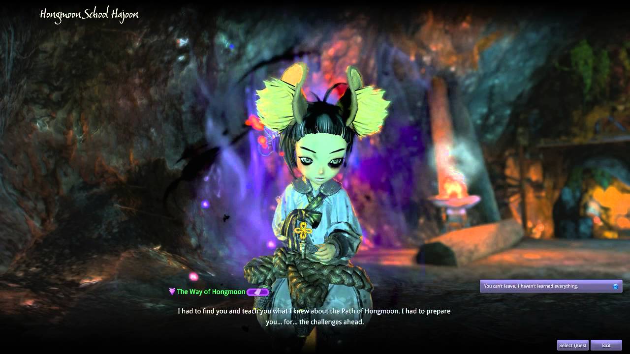 Sad Moment in Blade & Soul (Hajoon) YouTube