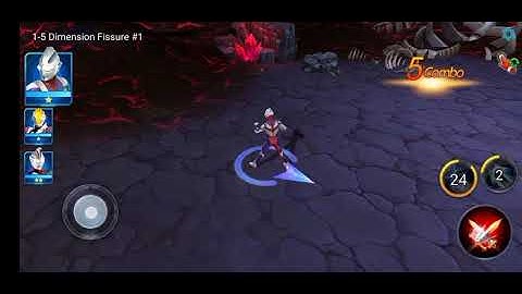 Android game : ultraman legend of heroes. Chapter 1 (level 5)