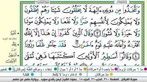 سورة الفرقان برواية حفص عن عاصم الشيخ أيمن سويد