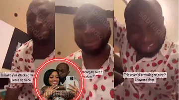Davido Crying and Begging after he was Catch Cheating on Chioma with a US Model