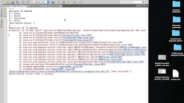 AyOD Unidad 3 Agenda ABC con XML en Java