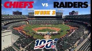 Kansas city chiefs vs oakland raiders *week 2* | 2019-20 nfl season
vlog #46