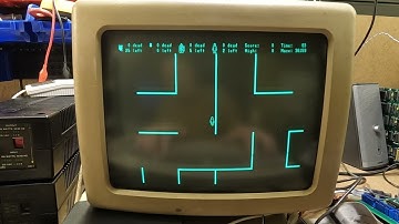 Rats of the Maze! Original Game running on Convergent Technologies NGEN with Intel 80186 Processor